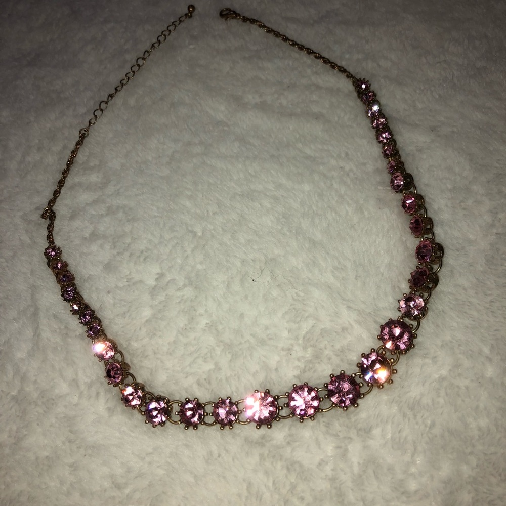 Pink Gem Necklace